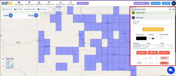 Quantitative Styling-Create a Demographics Map: A Spatial Exploration