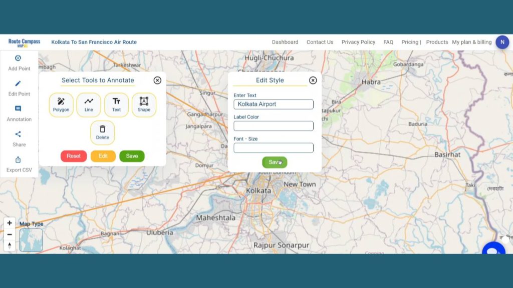 Navigating the Skies Using Route Compass 