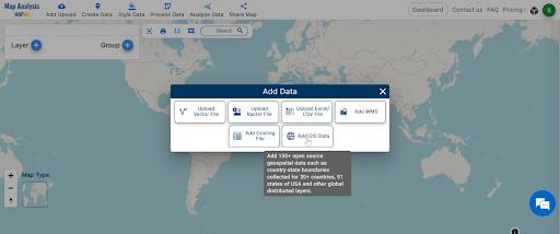 Create Map for Smart Site Selection with GIS: Real Estate: Add GIS Data