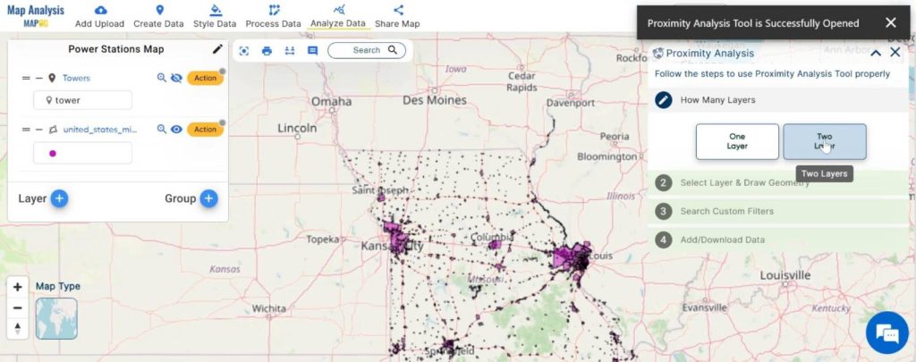 Creating Energy Maps: Unpowered Settlements: Two Layer