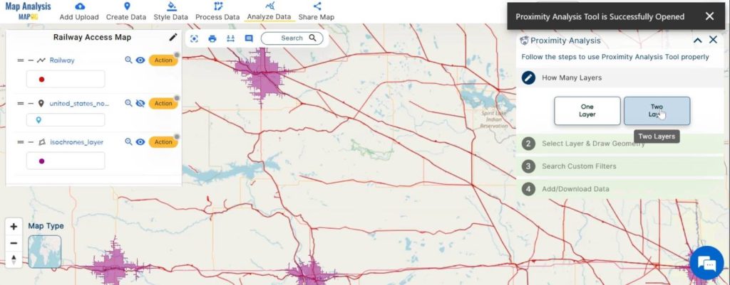 Creating Railway Access Maps: A GIS Approach: Proximity Analysis