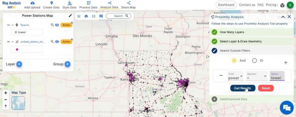 Creating Energy Maps: Unpowered Settlements: Choose the field and set the option.