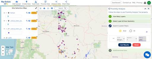 Spatial Analysis for Property Location