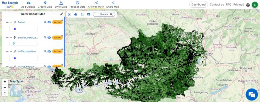 Create A Map For Forest-Water Management: GIS in Water Impacts