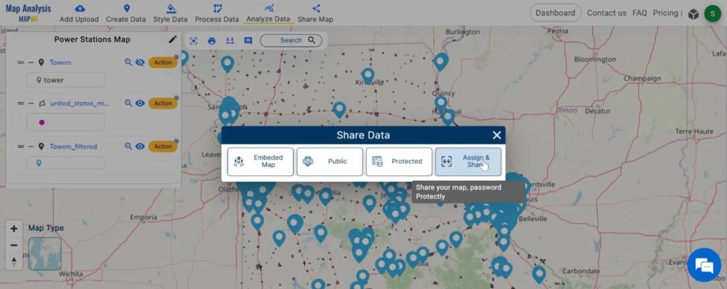 Creating Energy Maps: Unpowered Settlements: Share map