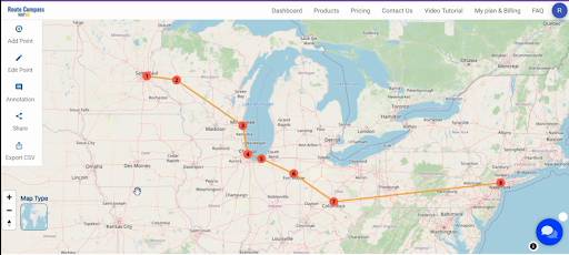 Creating Cross-Country Routes by Distance and Bearing Angle: Define Routes