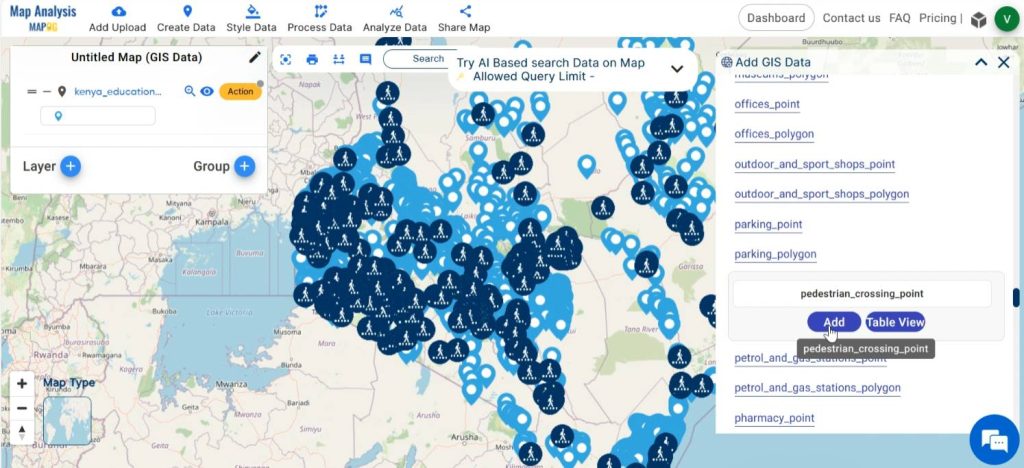 Add GIS data for crosswalk analysis near educational institutions