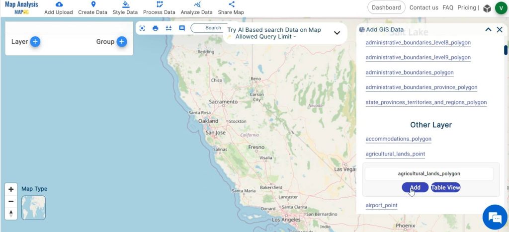 Add agricultural land polygon- Mapping for Equitable Agricultural Land Redistribution