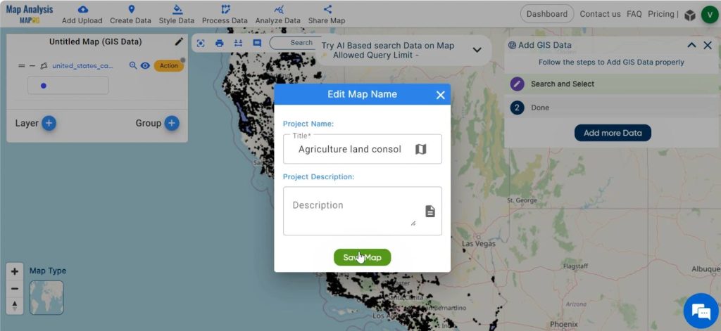 Save map- Mapping for Equitable Agricultural Land Redistribution