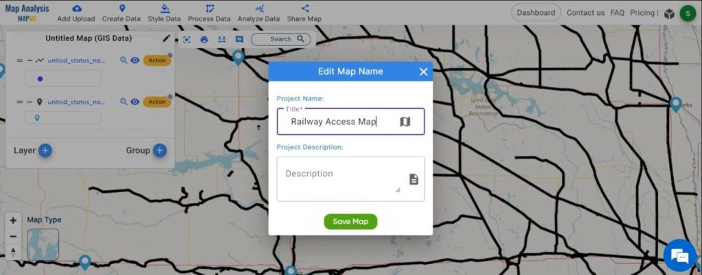 Creating Railway Access Maps: A GIS Approach: Name Untitled map