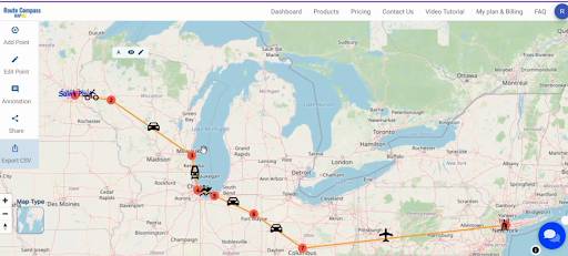 Creating Cross-Country Routes by Distance and Bearing Angle: Finalize and Review