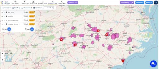 Creating Connectivity: A Spatial Analysis of Urban Accessibility : Result and Analyzing