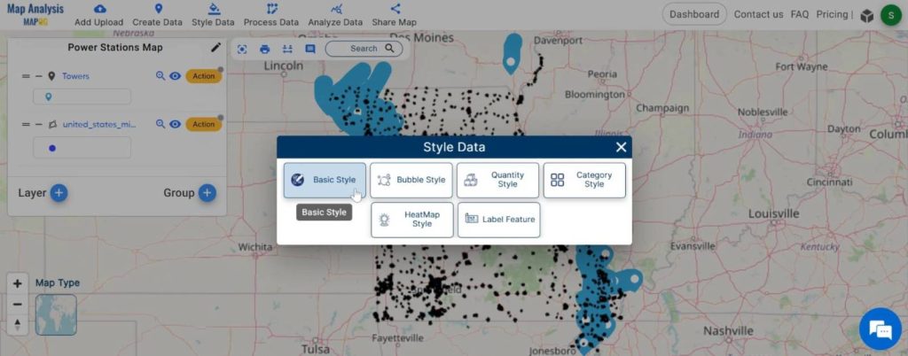 Creating Energy Maps: Unpowered Settlements: Basic Style