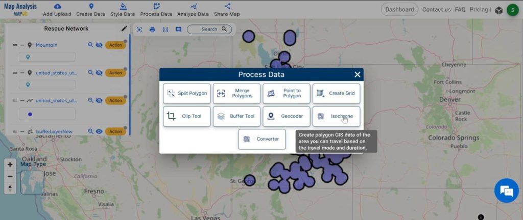 Creating Mountain Disaster Rescue Network: A GIS Approach: Isochrones