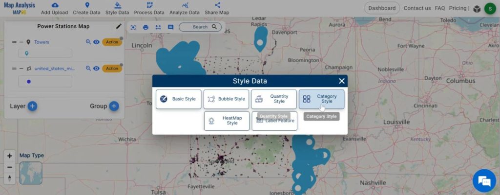 Creating Energy Maps: Unpowered Settlements: Category Style