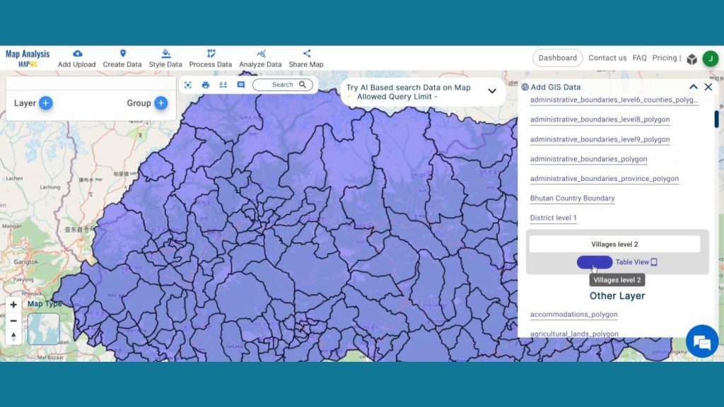 Hospital Accessibility Analysis with MAPOG