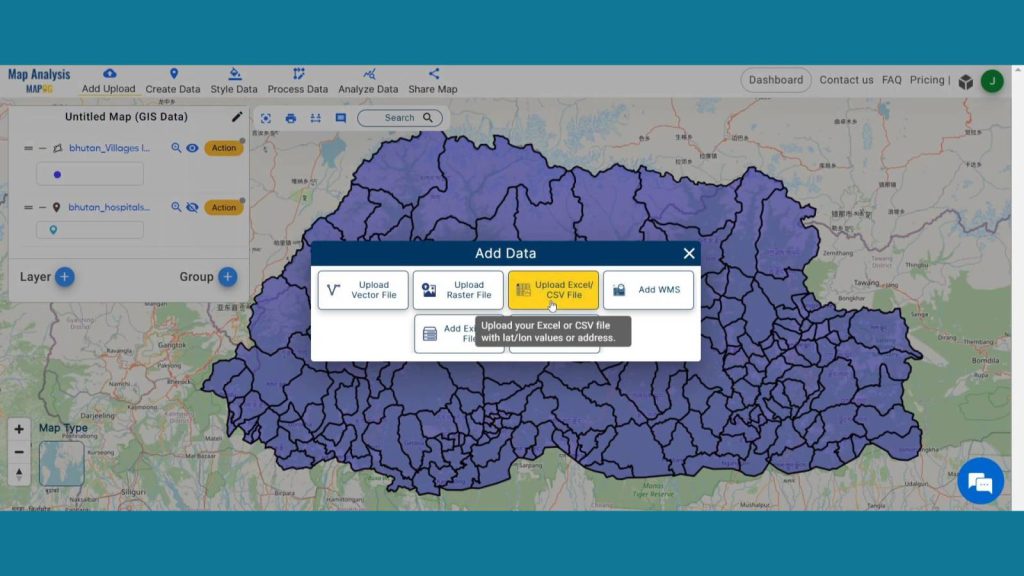 Hospital Accessibility Analysis with MAPOG