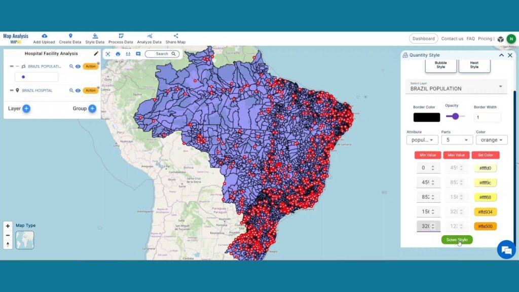 Hospital Facility Analysis with Population Data