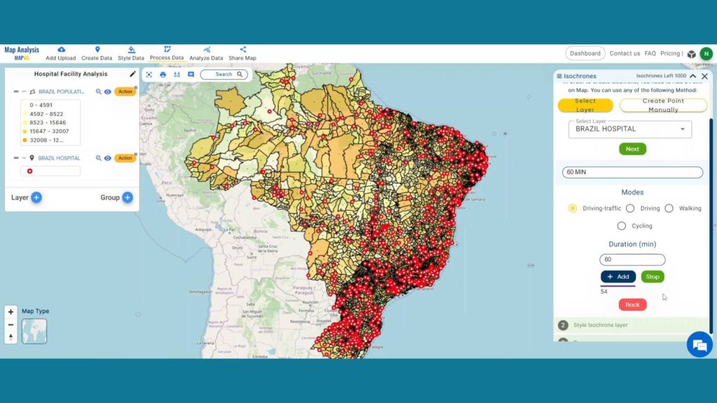 Hospital Facility Analysis with Population Data