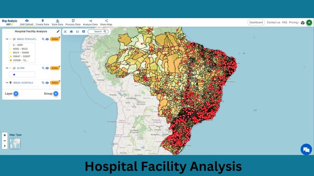 Analysis of Hospital Facilities Using Population Data