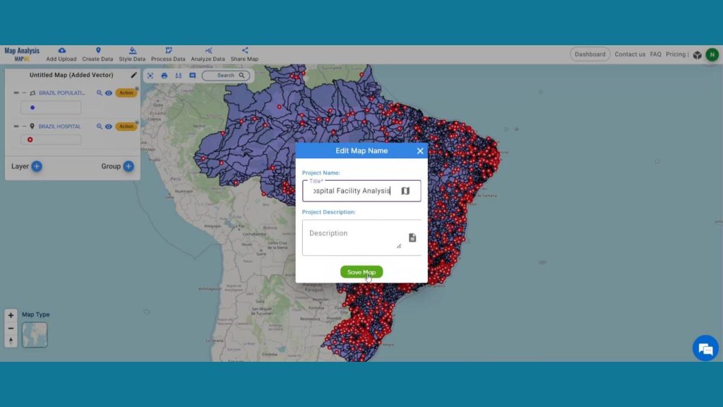 Hospital Facility Analysis with Population Data