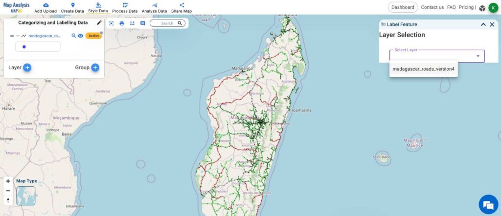 Categorizing and Labeling Road Networks for Accurate Road Maps 