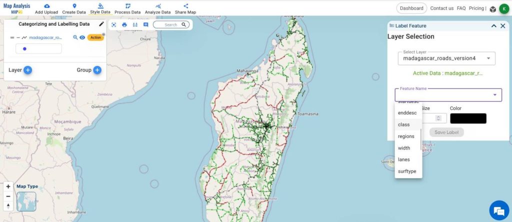 Categorizing and Labeling Road Networks for Accurate Road Maps 