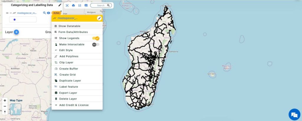 Categorizing and Labeling Road Networks for Accurate Road Maps 