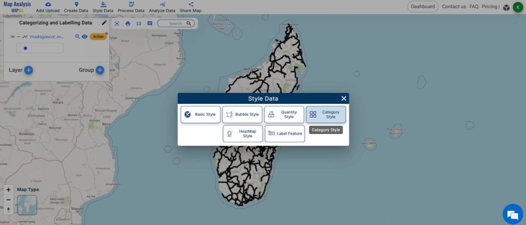 Categorizing and Labeling Road Networks for Accurate Road Maps 