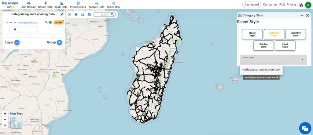 Categorizing and Labeling Road Networks for Accurate Road Maps 