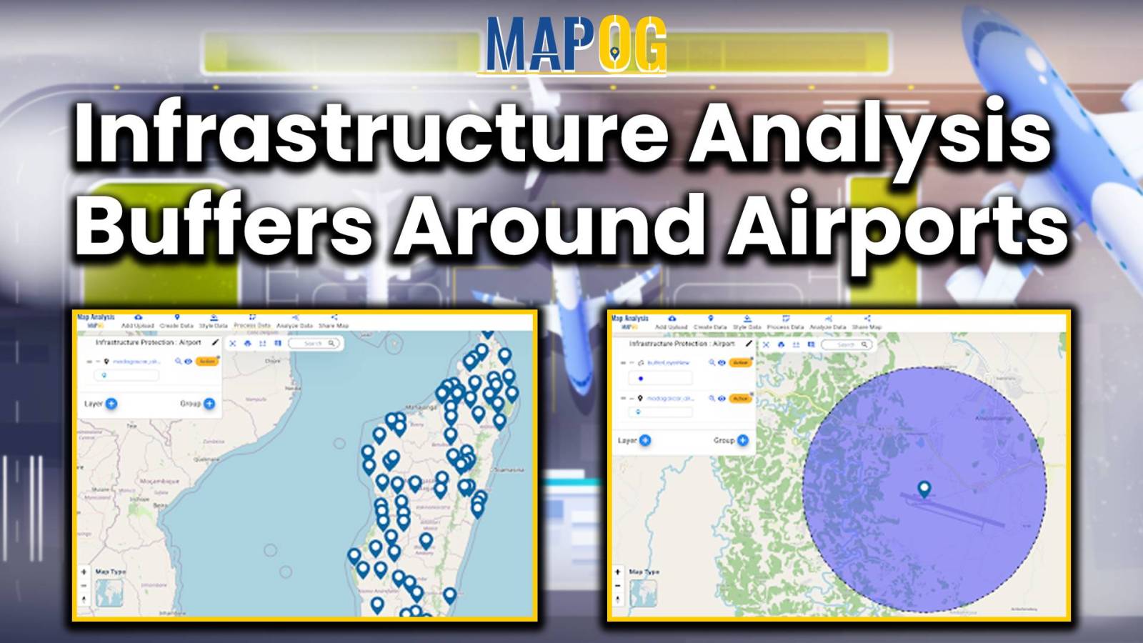 Creating Maps for Airport Security: A GIS Analysis Approach - MAPOG