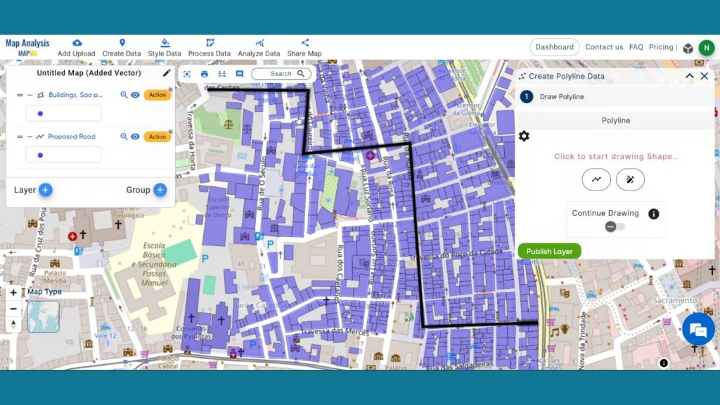 Pinpointing Impact Zones for Future Road Project with MAPOG