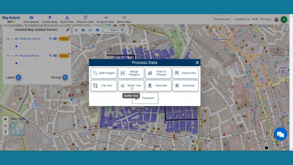 Pinpointing Impact Zones for Future Road Project with MAPOG 