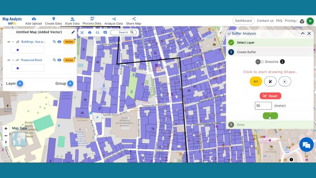 Pinpointing Impact Zones for Future Road Project with MAPOG 