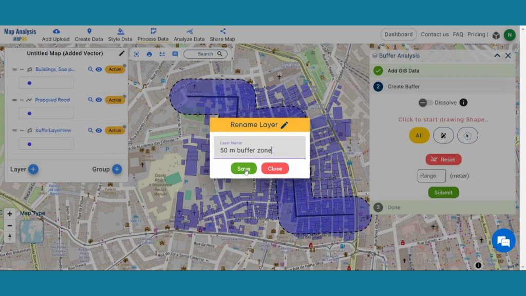 Pinpointing Impact Zones for Future Road Project with MAPOG 