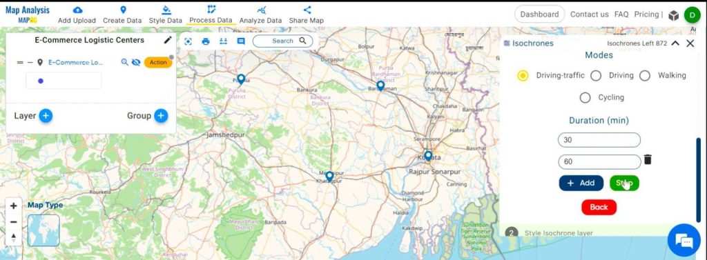 E-commerce Delivery Network Strategy Mapping