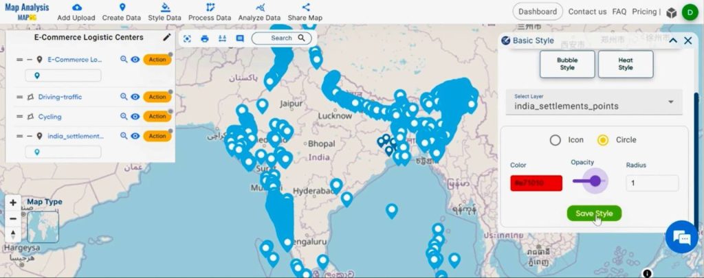 E-commerce Delivery Network Strategy Mapping