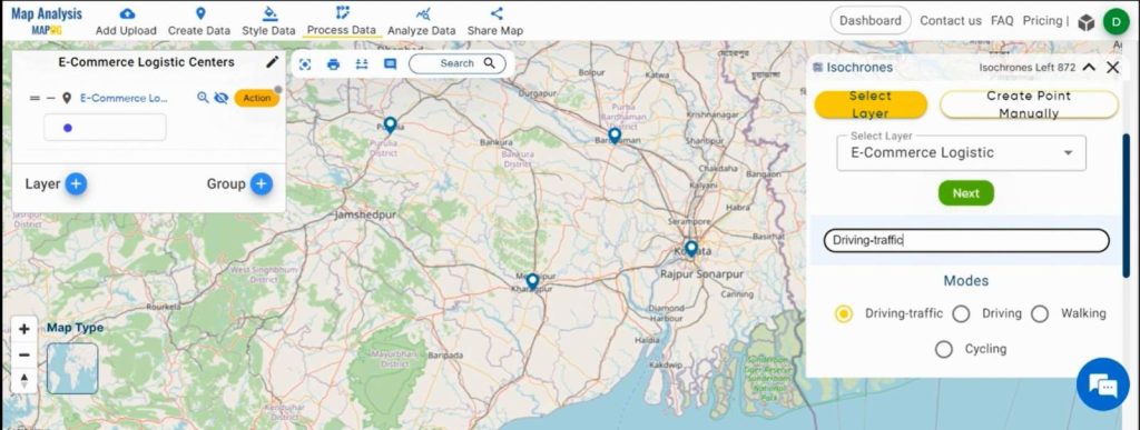 E-commerce Delivery Network Strategy Mapping