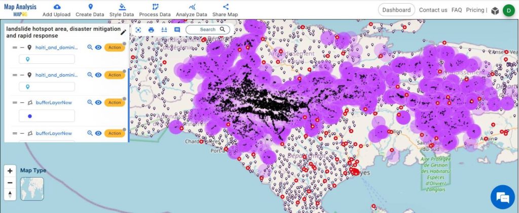 Create a Map for Landslide Mitigation and Rapid Response