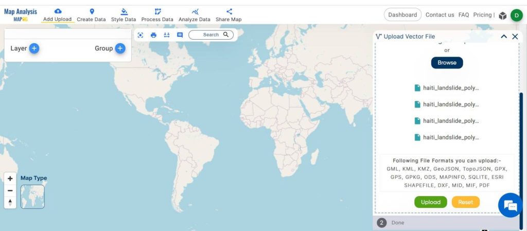 Create a Map for Landslide Mitigation and Rapid Response