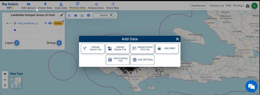 Create a Map for Landslide Mitigation and Rapid Response