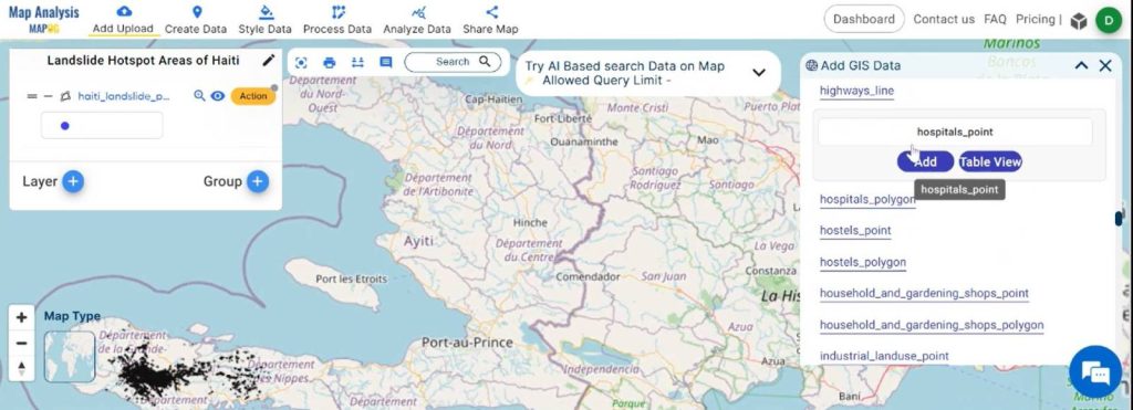 Create a Map for Landslide Mitigation and Rapid Response