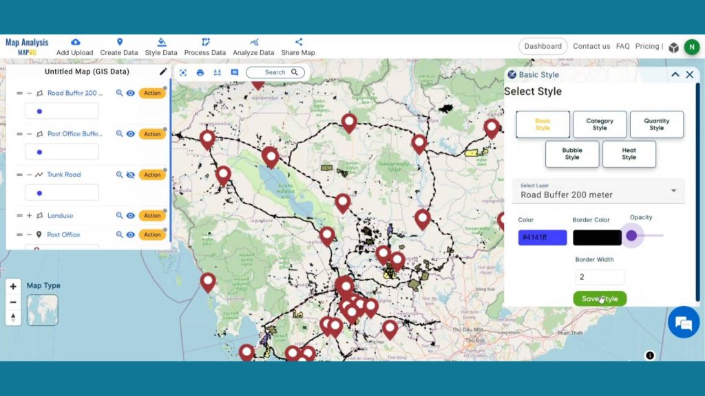 Appropriate Location Selection for Post Office Using MAPOG