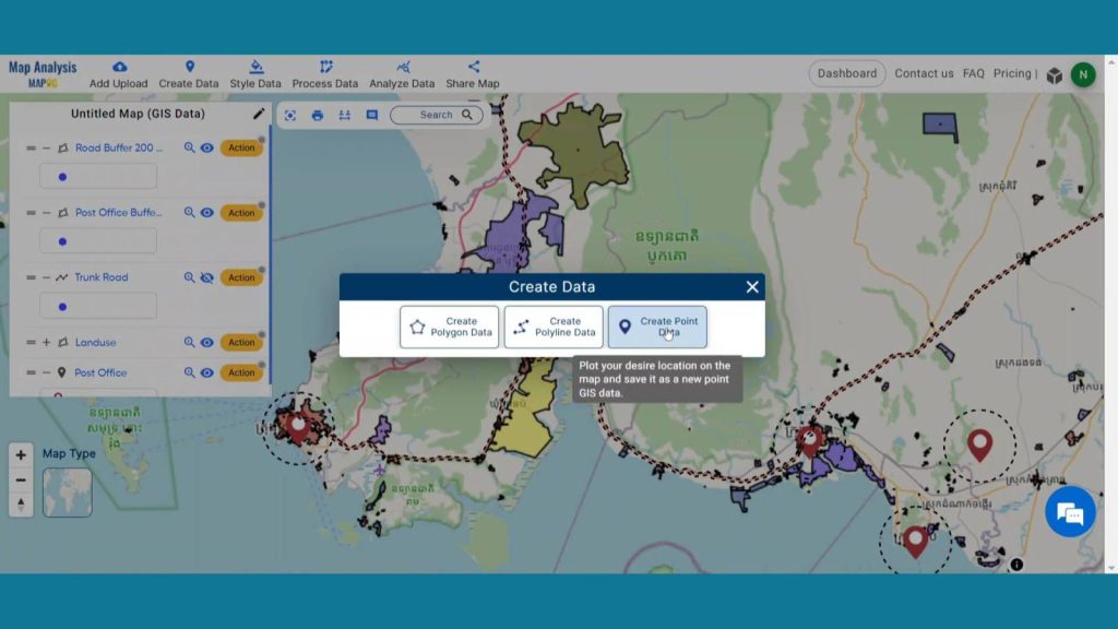 Appropriate Location Selection for Post Office Using MAPOG