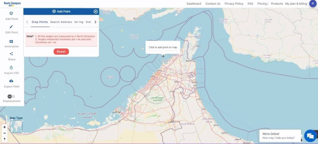 Create a Map for a Cruise Route using MAPOG Route Compass