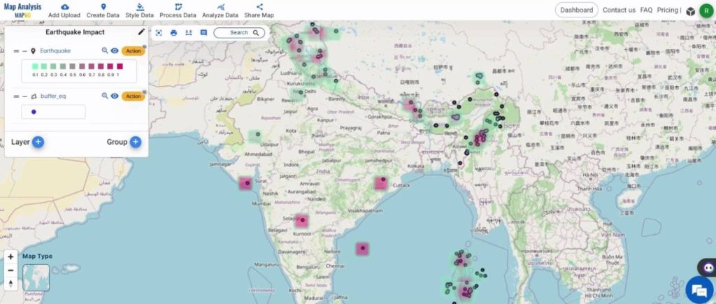 Final Map - Create a Map to Analyze Earthquake Data