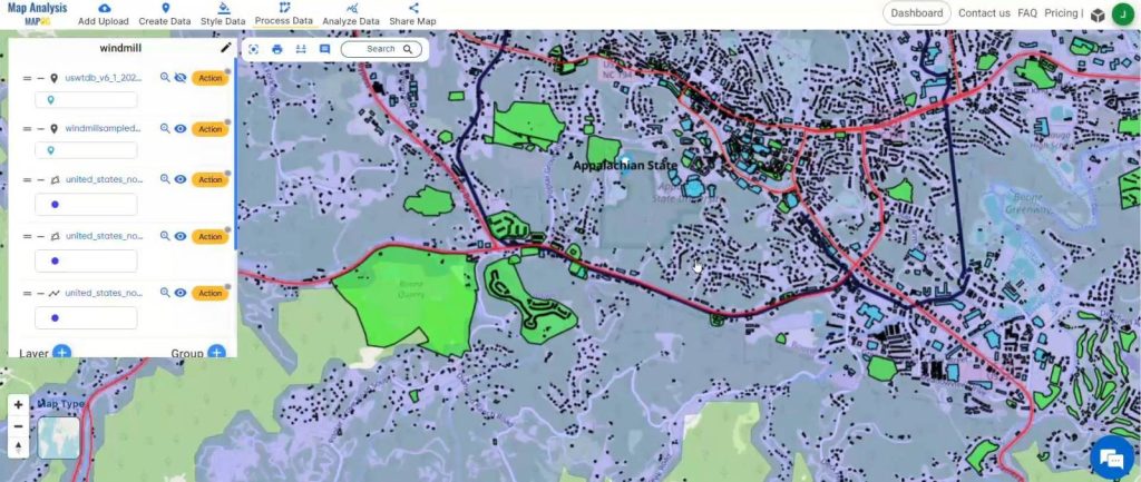 Result -Selecting Windmill Sites Based on Key Factors