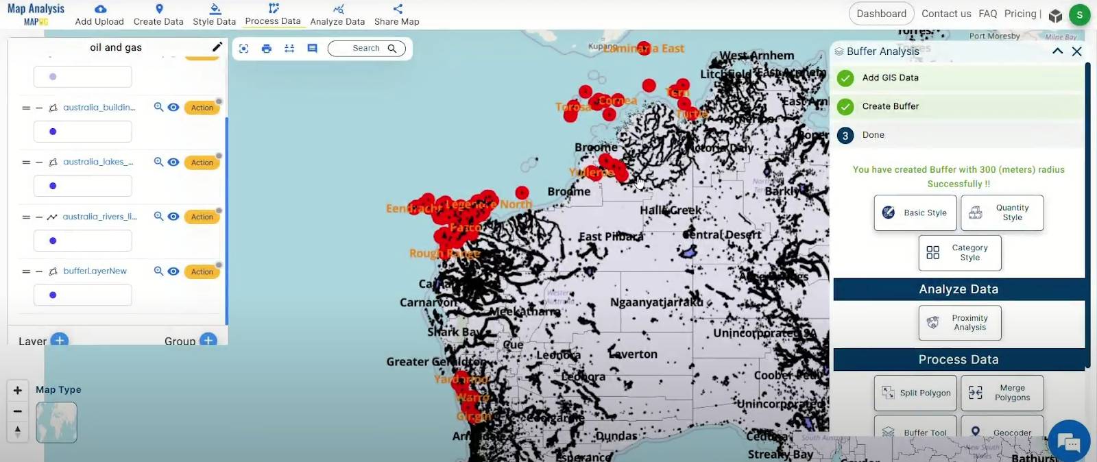 Final Result- Identifying Settlements and Water Resources Near Oil and Gas Fields with MAPOG Map Analysis Tool