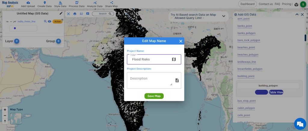 Save and Rename Project - Mapping and Addressing Flood Risks Along Rivers