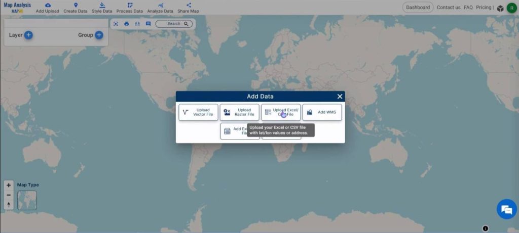 Create a Map to Visualise Earthquake Data Without Constraints